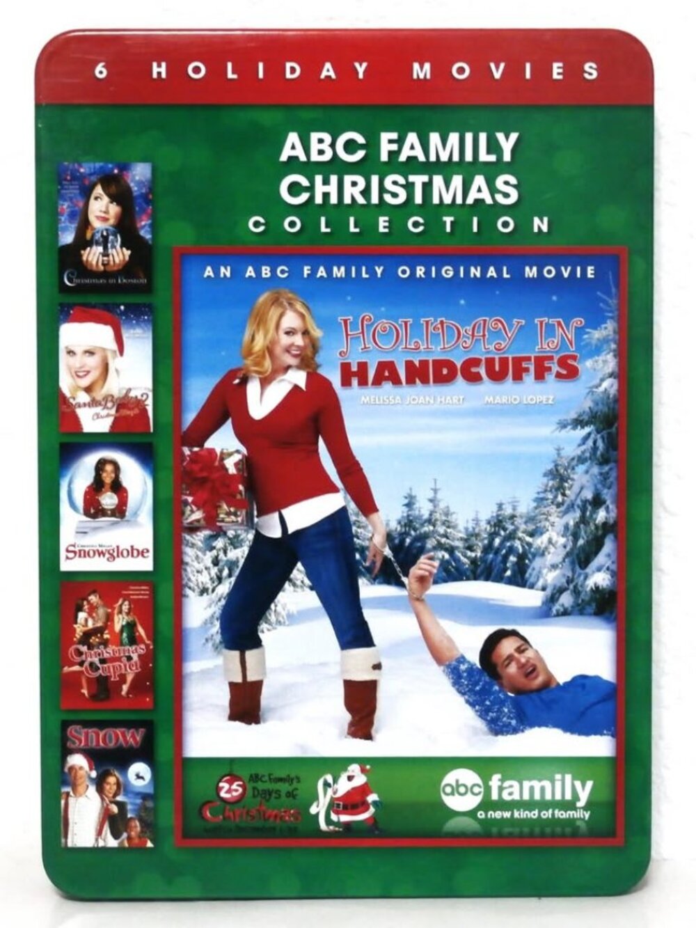 ABC FAMILY CHRISTMAS DVD COLLECTION 6 Holiday Movies 2-Disc In Metal Case